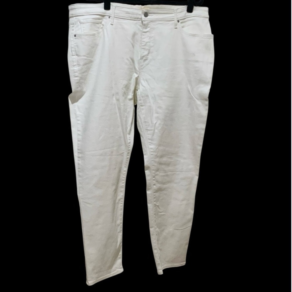 LEVIS STRAUSS Womens 311 Shaping Skinny Jeans 24W WHITE Denim Stretch AUTHENTIC - Picture 2 of 12